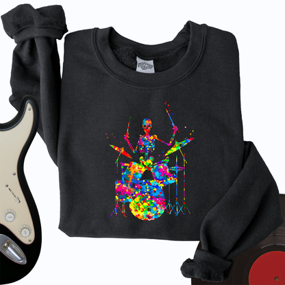 Colorful Souls Drummer Crewneck