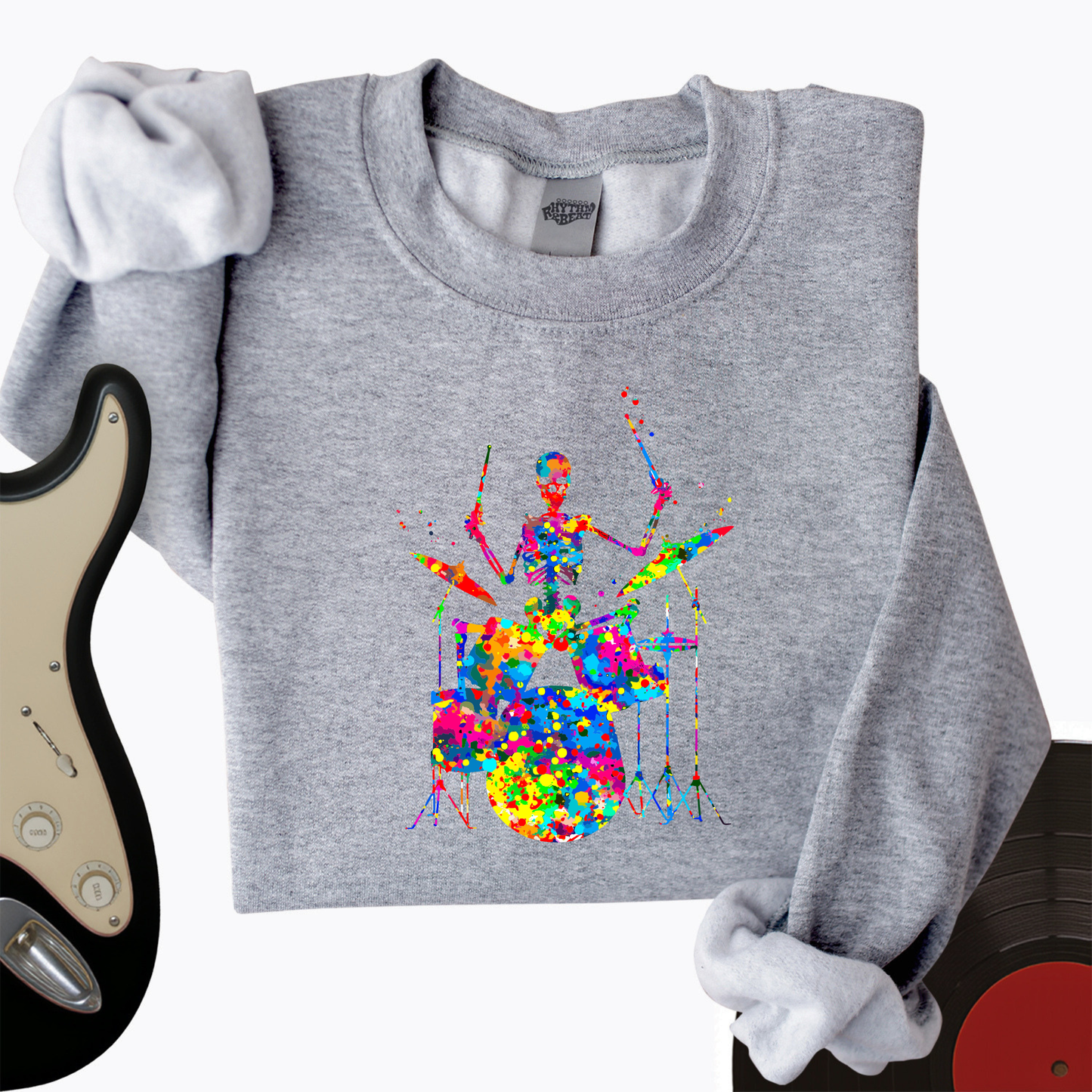 Colorful Souls Drummer Crewneck