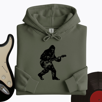 Bigfoot Playing Guitar Hoodie