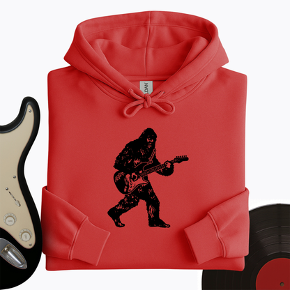 Bigfoot Playing Guitar Hoodie