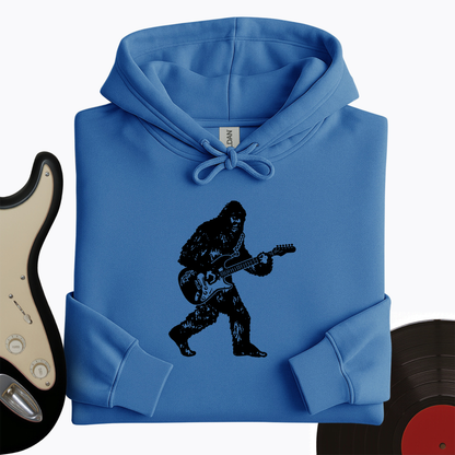 Bigfoot Playing Guitar Hoodie