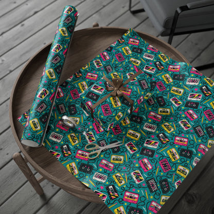 Mixtape Cassette Wrapping Paper