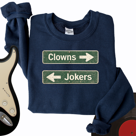 Clowns and Jokers Street Crewneck