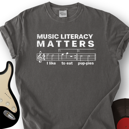 Music Literacy Matters T-Shirt
