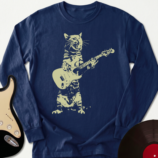 Cat Guitar Long Sleeve