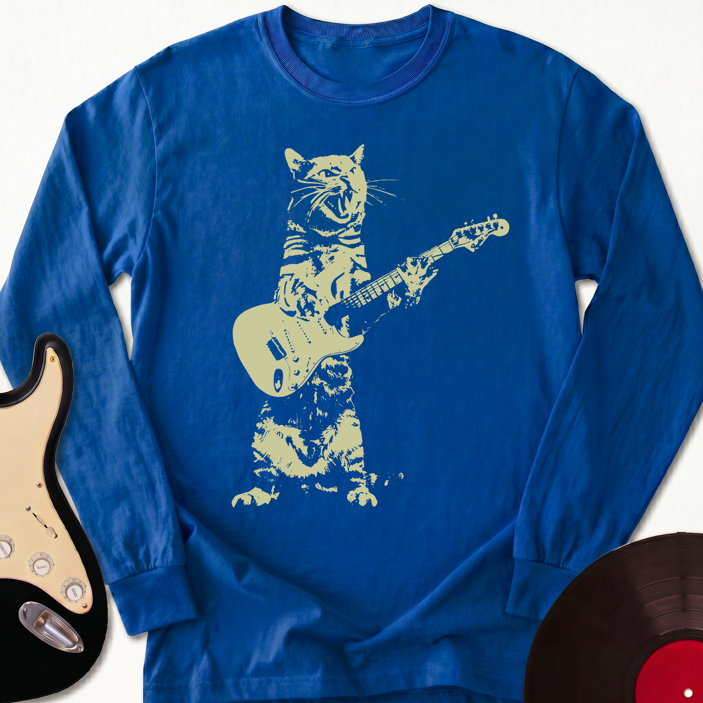 Cat Guitar Long Sleeve