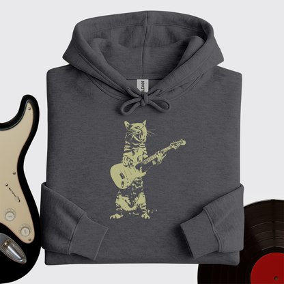 Cat Guitar Hoodie