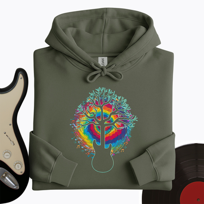 Colorful Guitar Hoodie