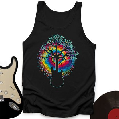 Colorful Guitar Tank Top