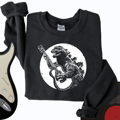 Dinosaur Guitar Crewneck