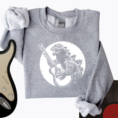 Dinosaur Guitar Crewneck