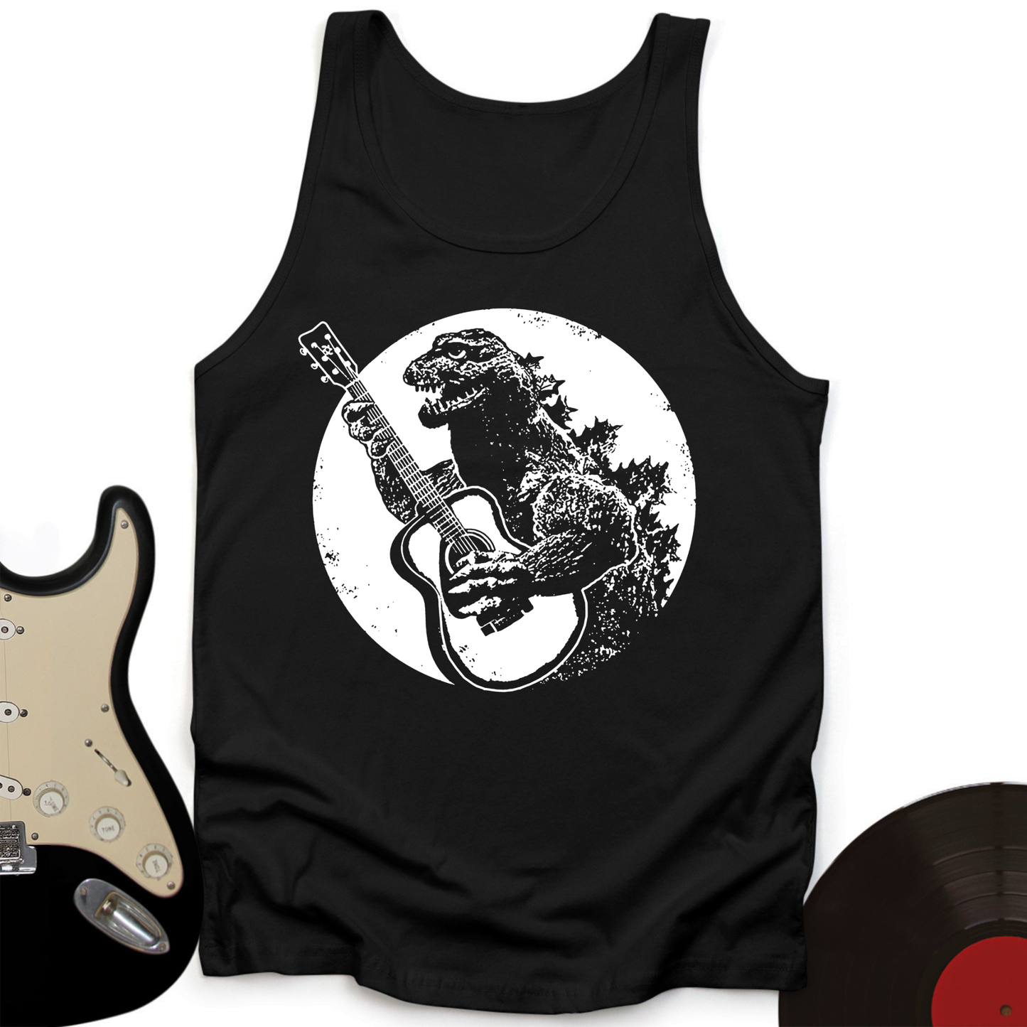 Dinosaur Guitar Tank Top