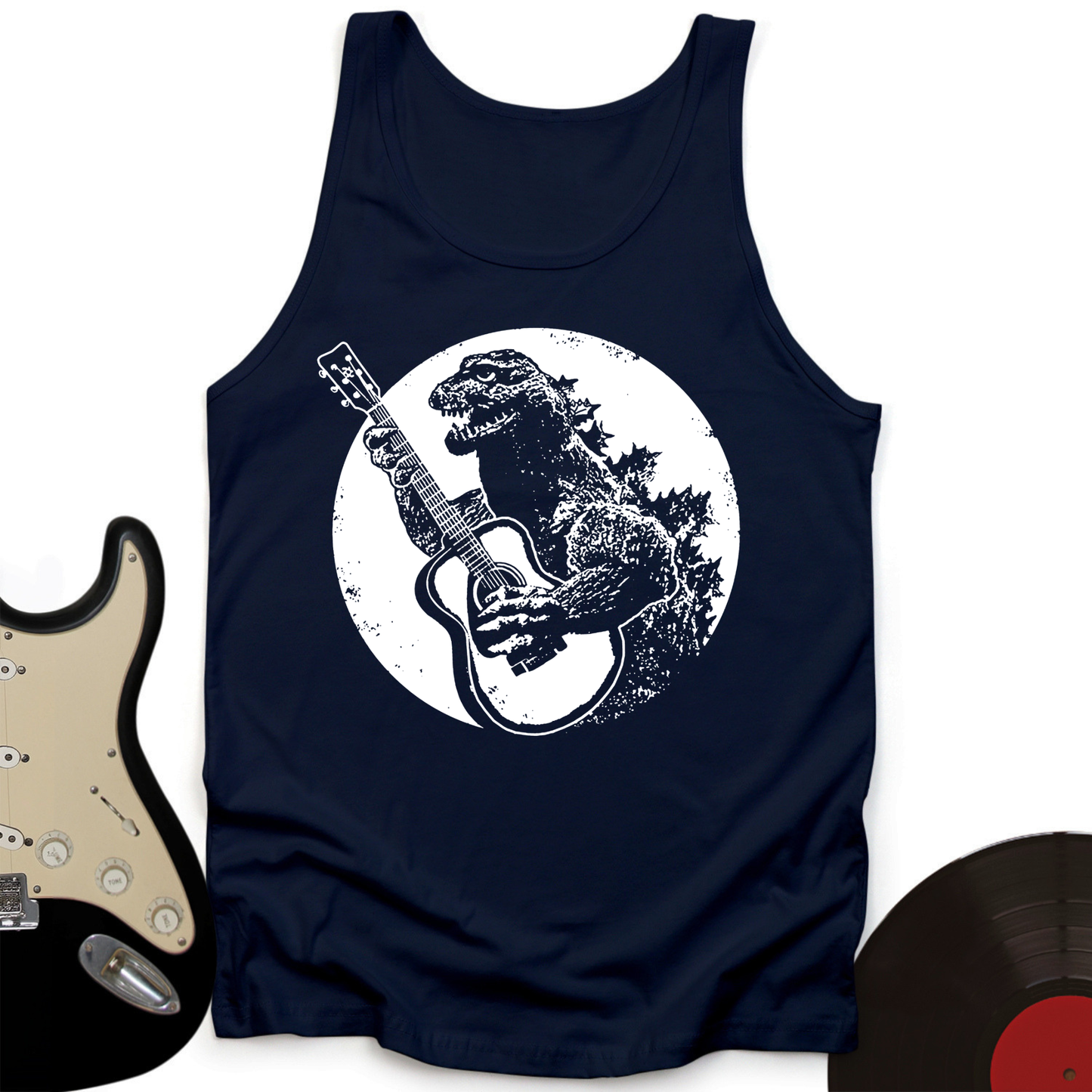 Dinosaur Guitar Tank Top