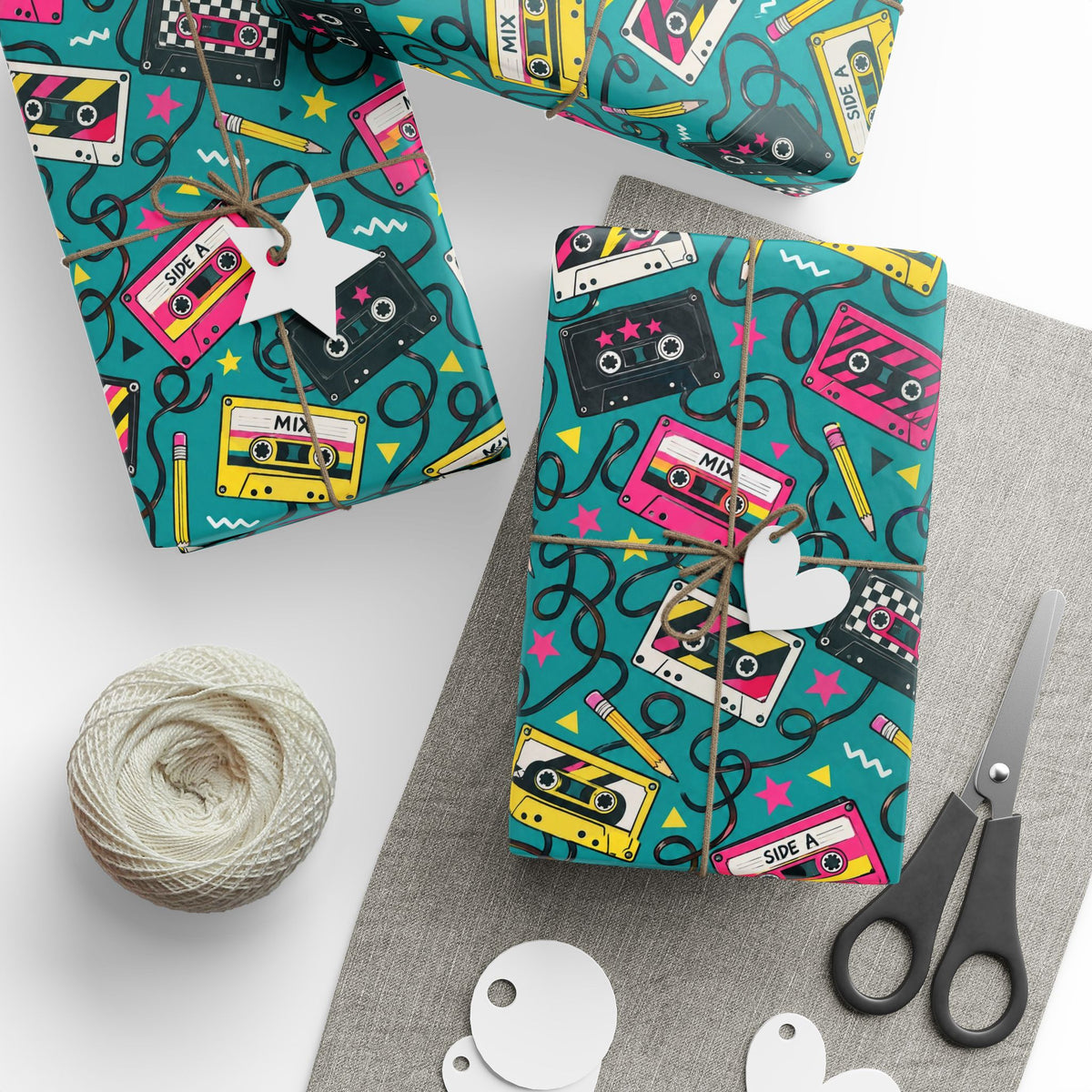 Mixtape Cassette Wrapping Paper