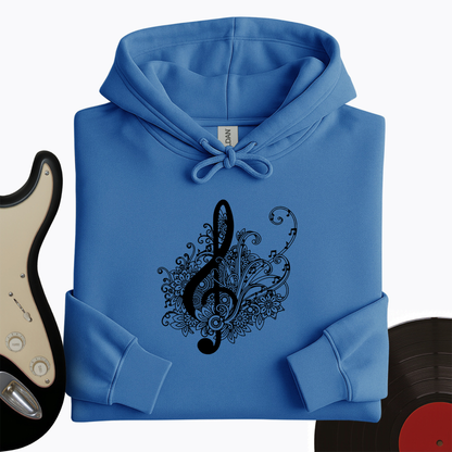 Mandala Music Note Hoodie