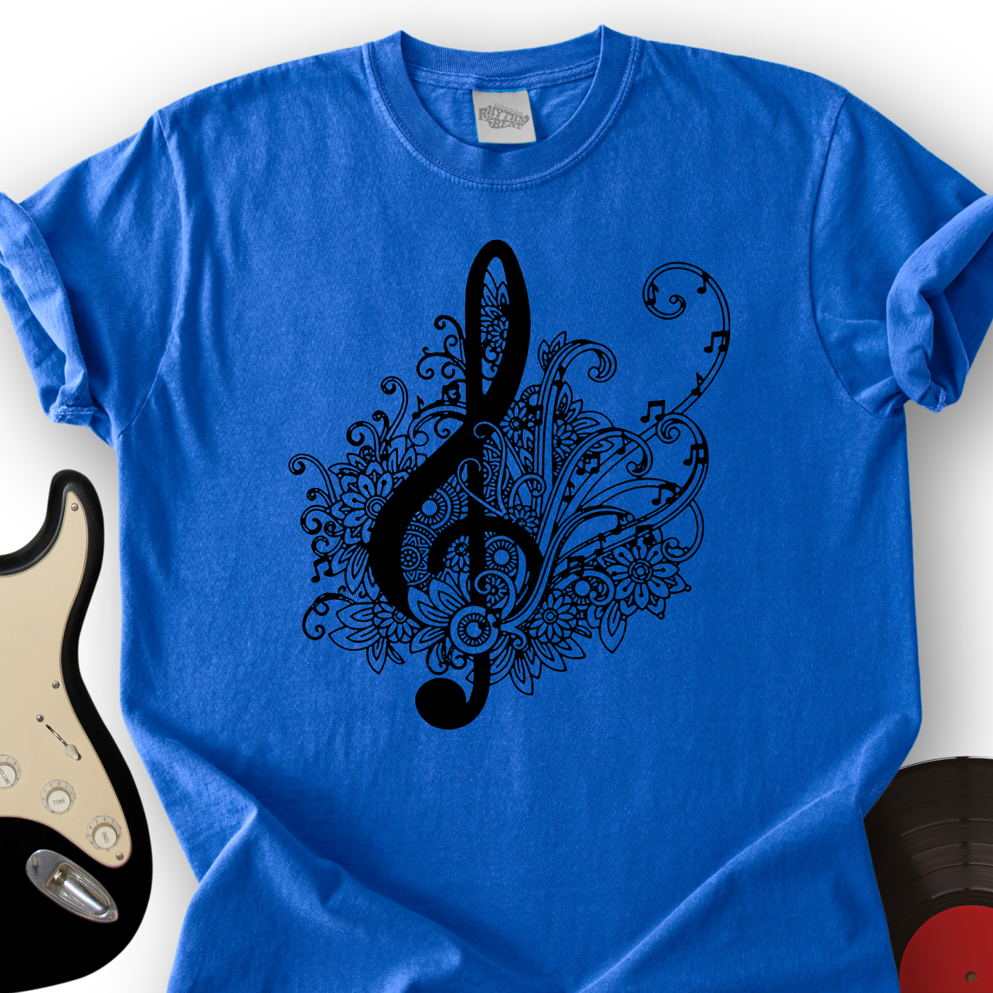 Mandala Music Note T-Shirt