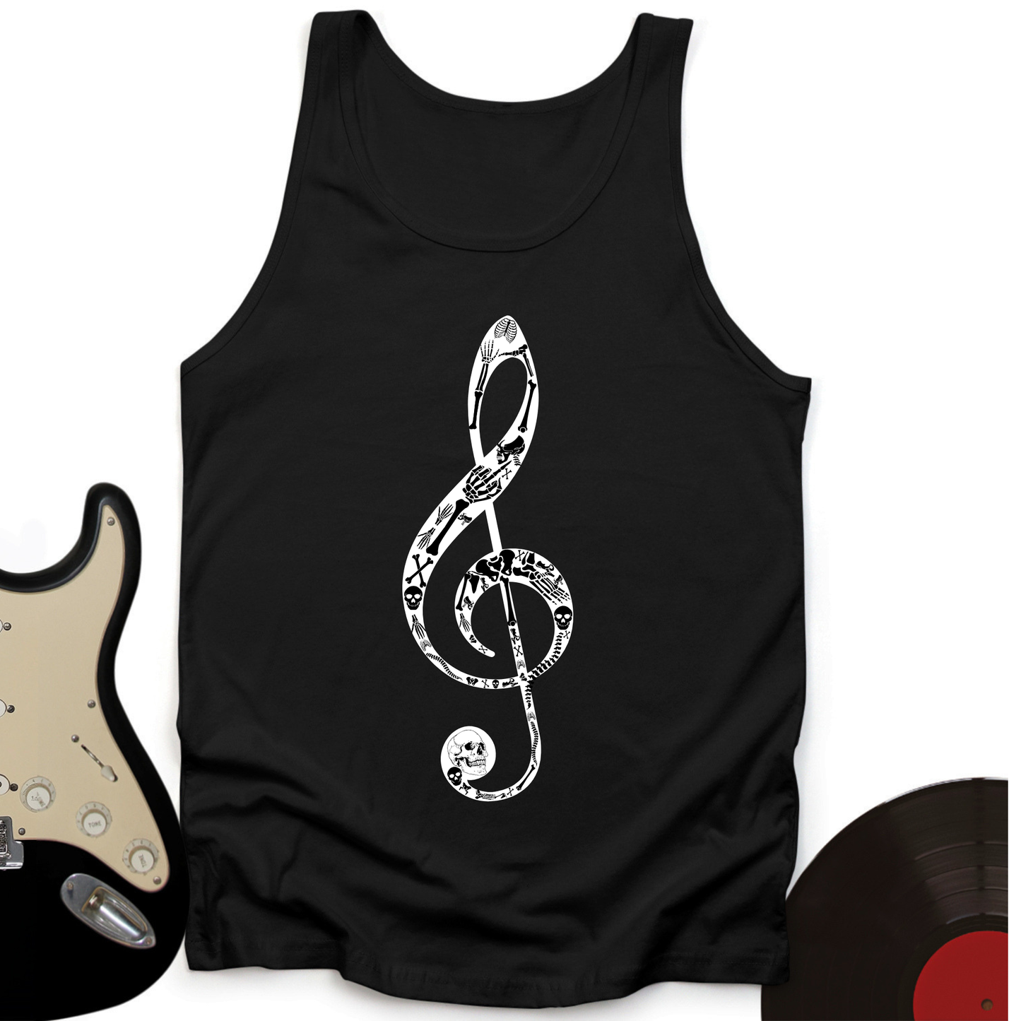 Skull Note Tank Top