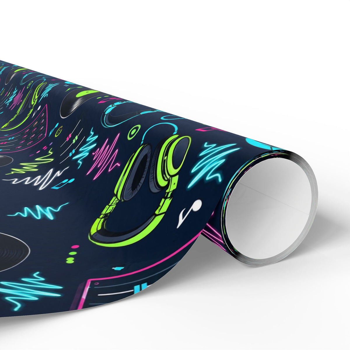DJ Headphones Wrapping Paper