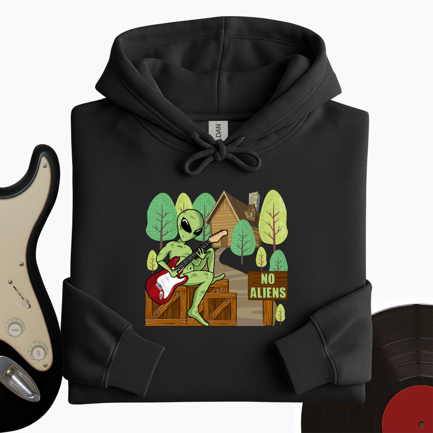 No Aliens Hoodie