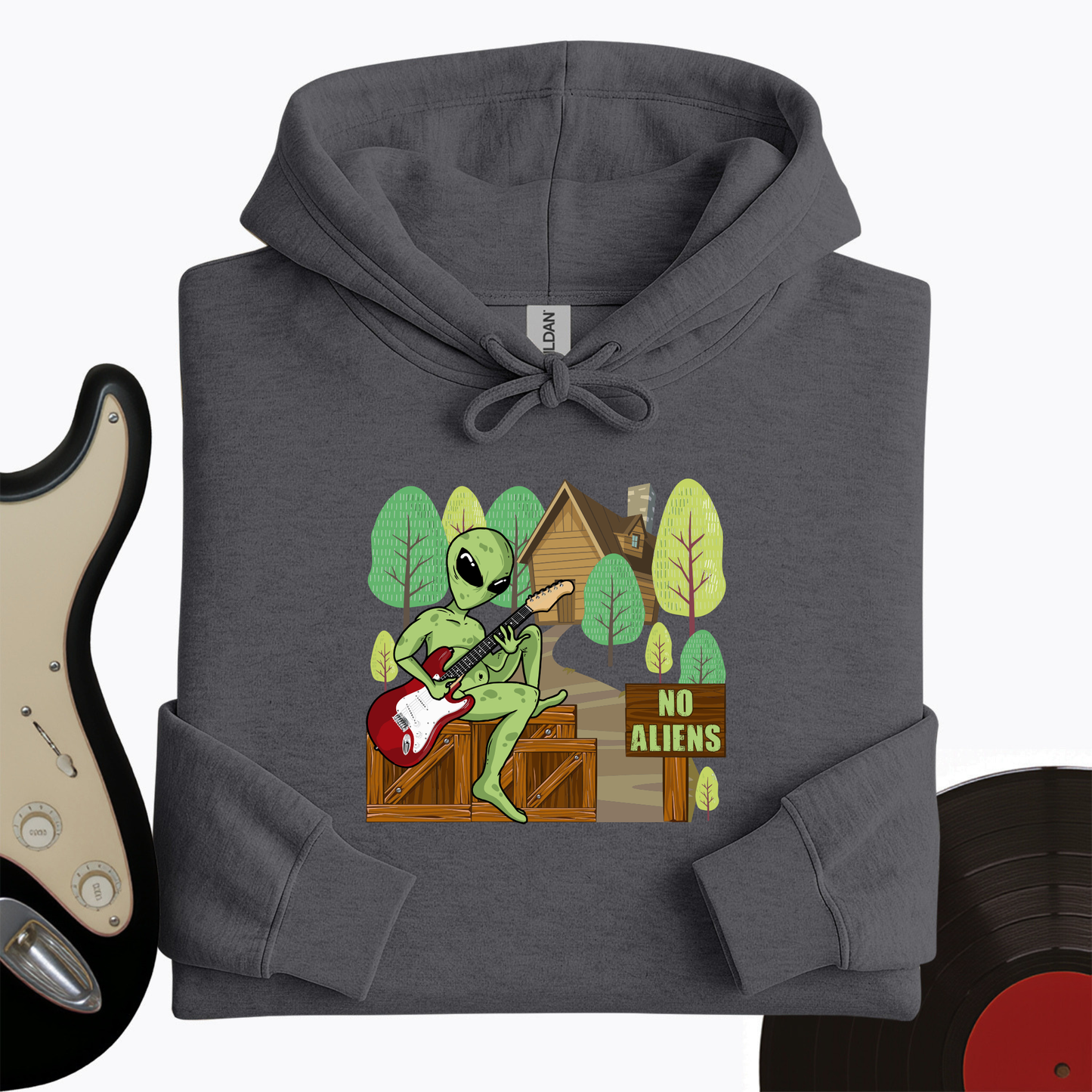 No Aliens Hoodie
