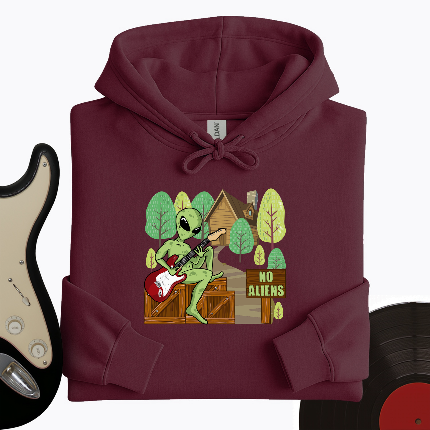 No Aliens Hoodie