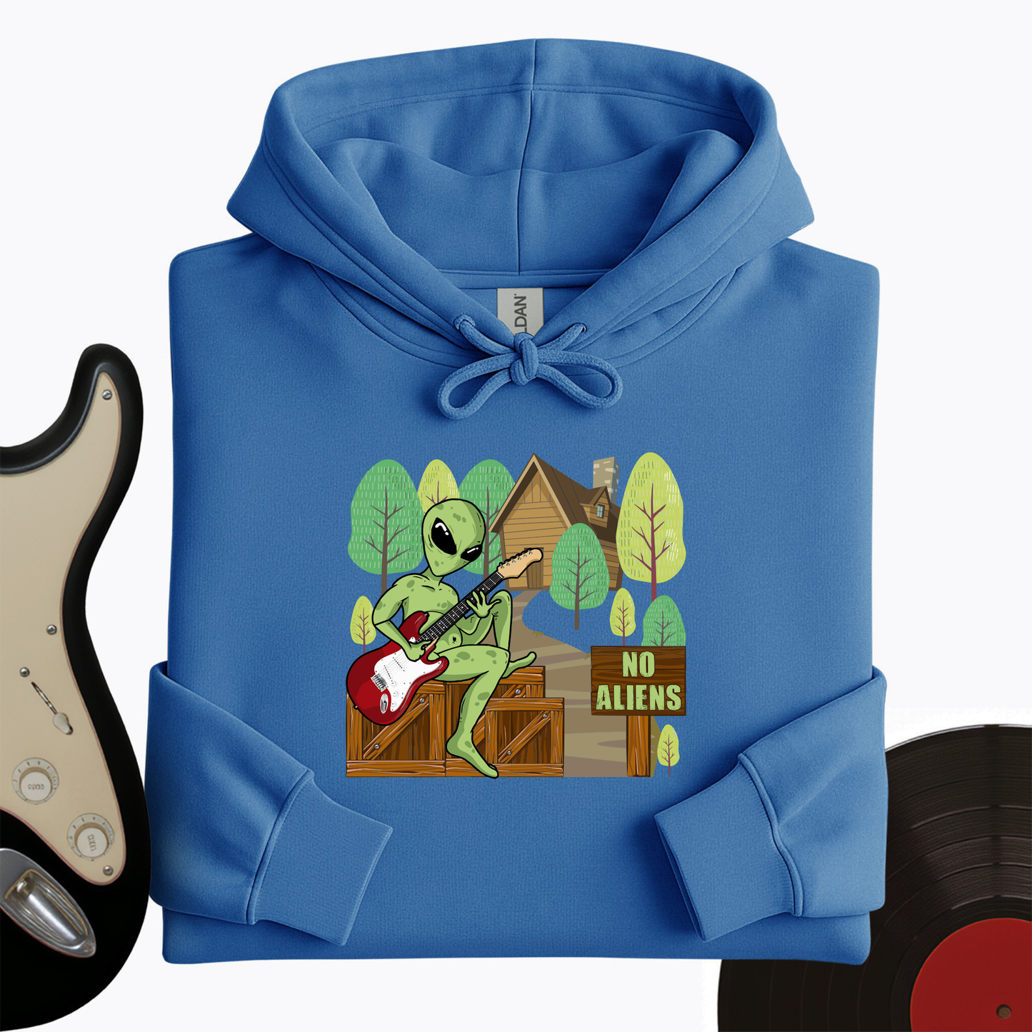 No Aliens Hoodie