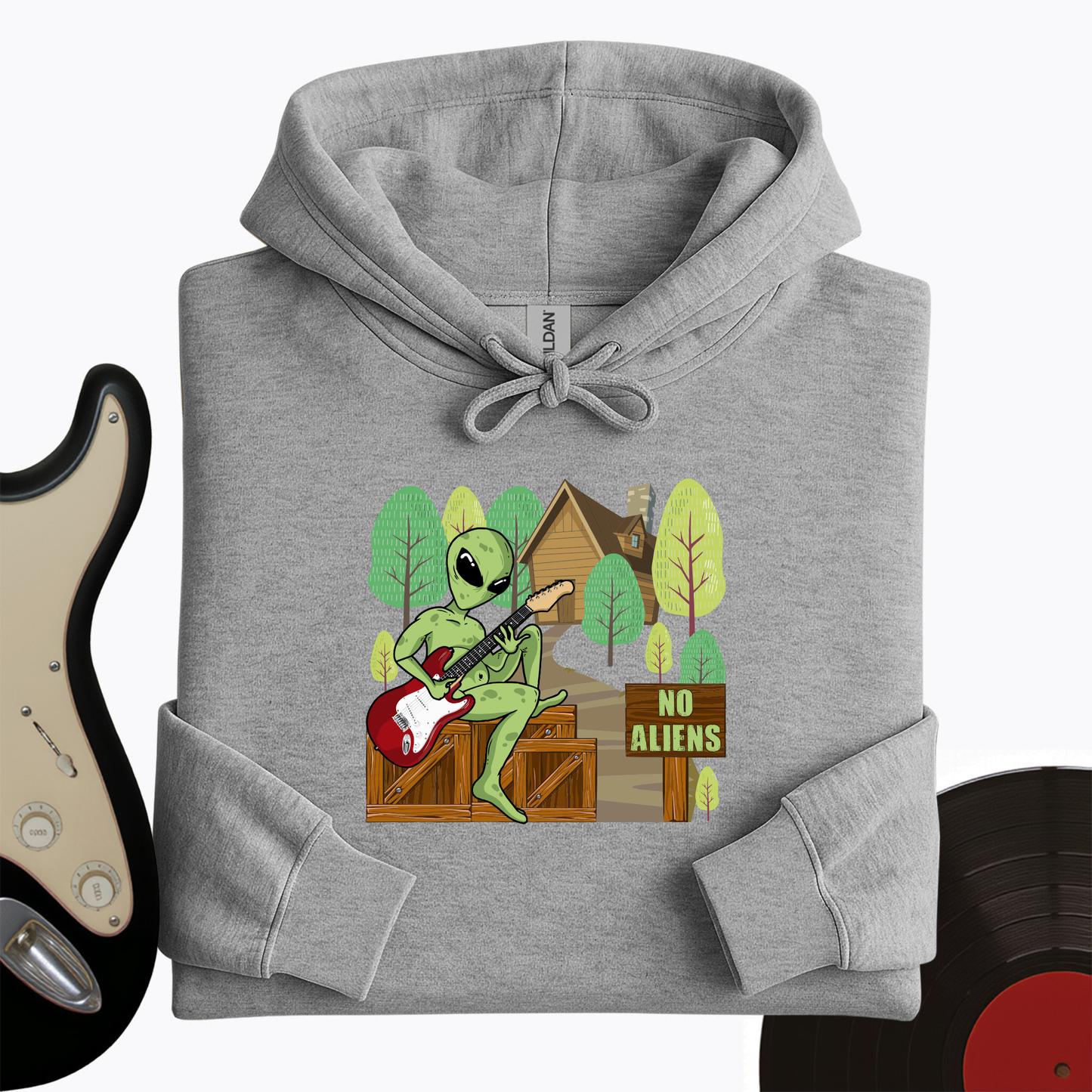 No Aliens Hoodie
