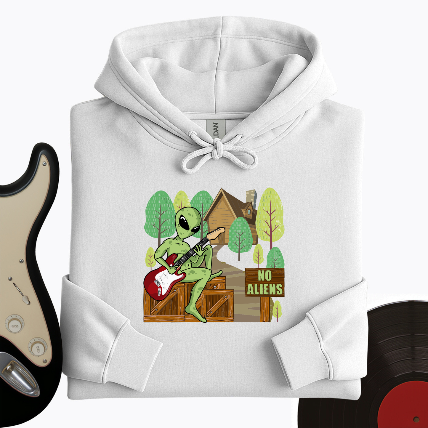 No Aliens Hoodie