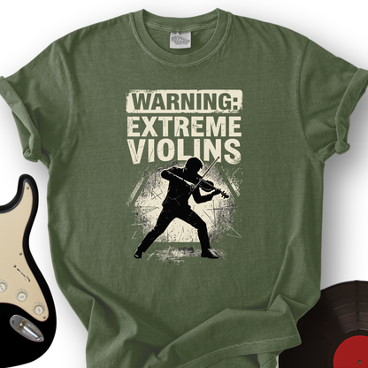 Warning: Extreme Violins T-Shirt