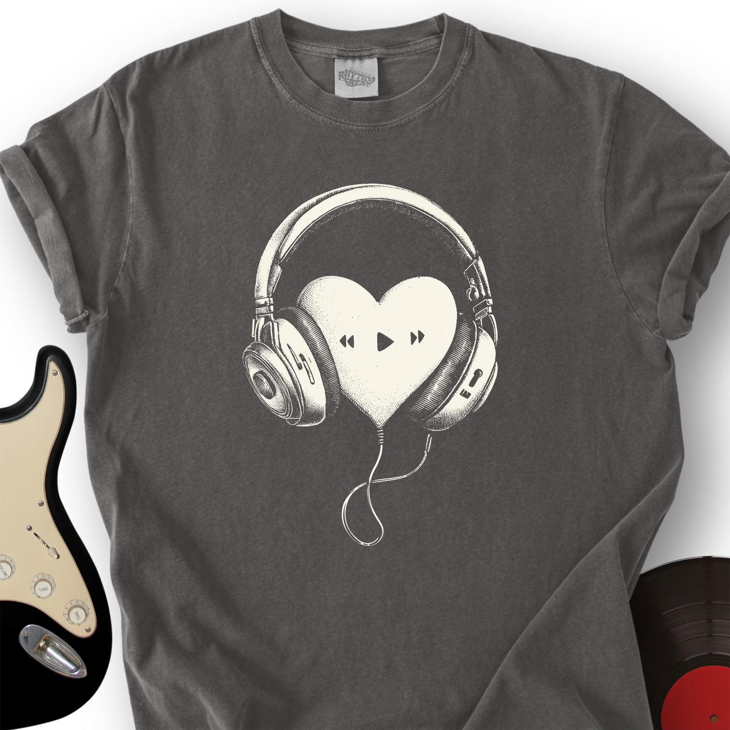 Heart in Headphones T-Shirt