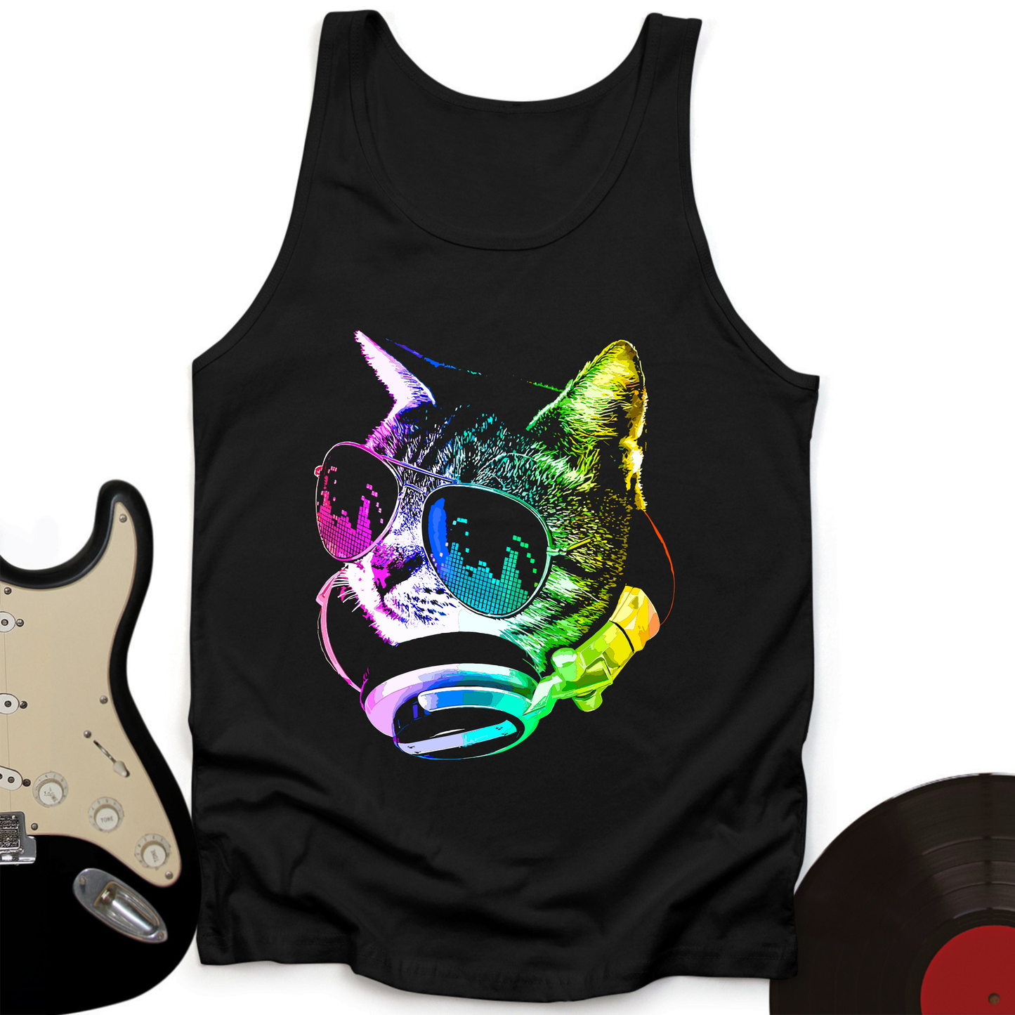 Disco Cat Tank Top