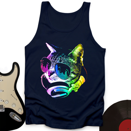 Disco Cat Tank Top