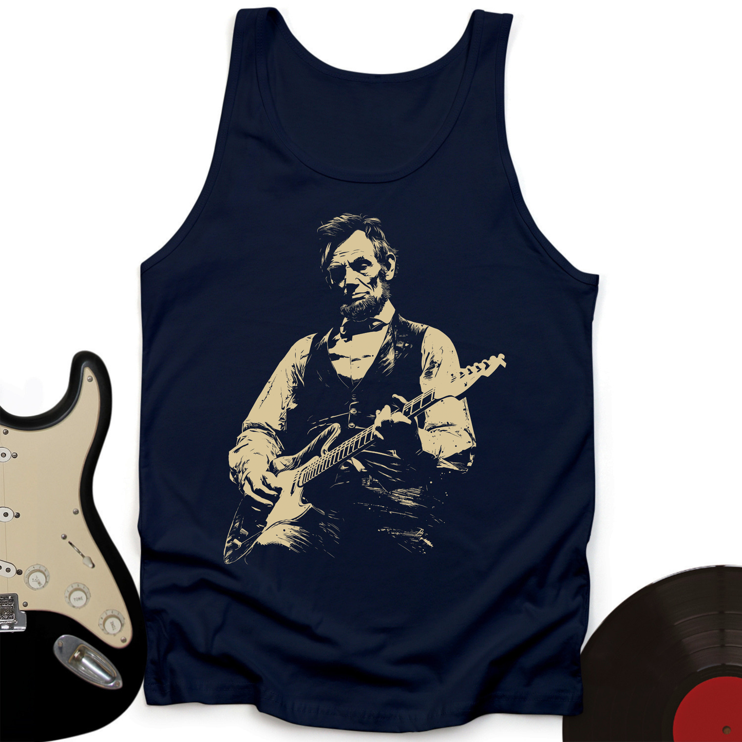 Lincoln Guitar Tank Top
