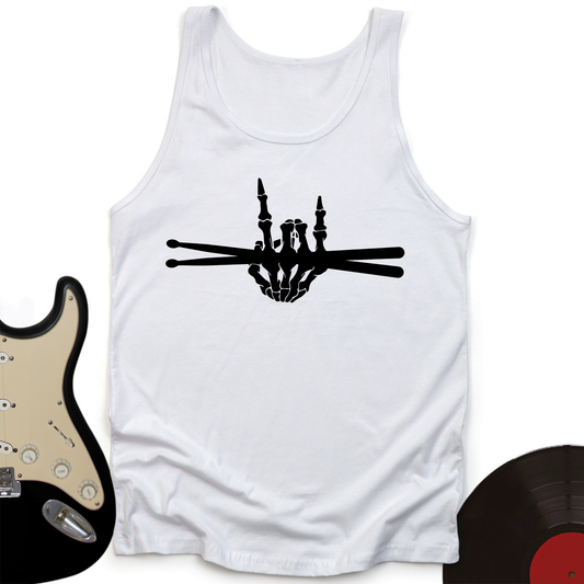 Skeleton Drummer Tank Top