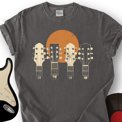 Guitar Heads Sunset T-Shirt