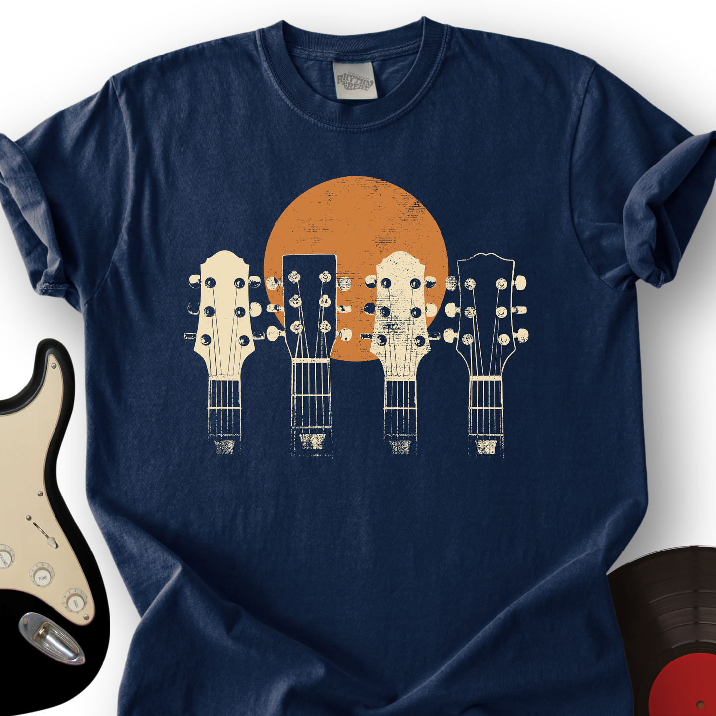 Guitar Heads Sunset T-Shirt