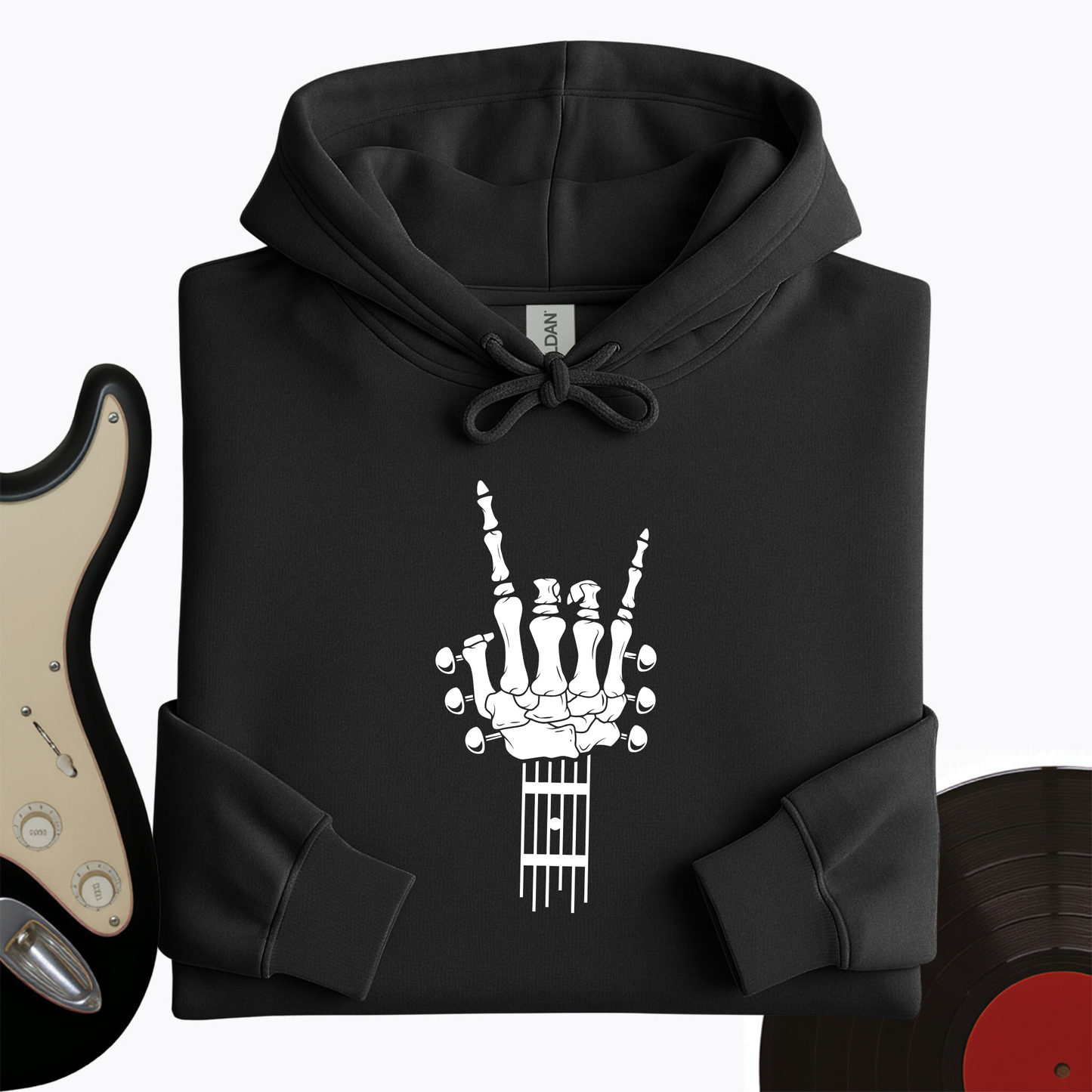 Skeleton Guitar Hoodie