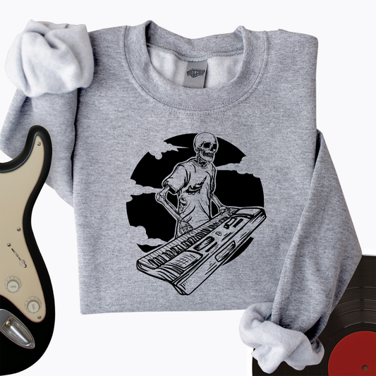Skeleton Keyboard Crewneck