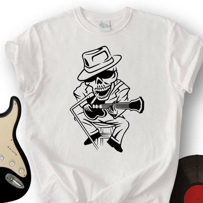 Skeleton Musician T-Shirt