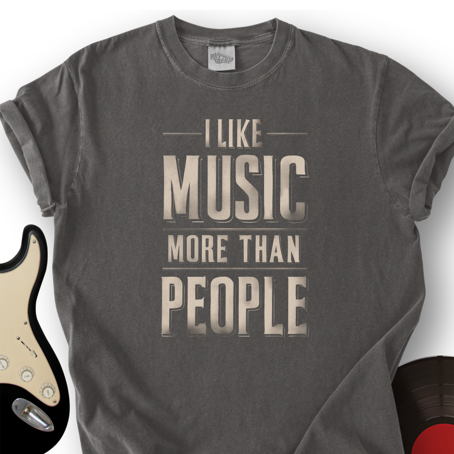 I Like Music More T-Shirt