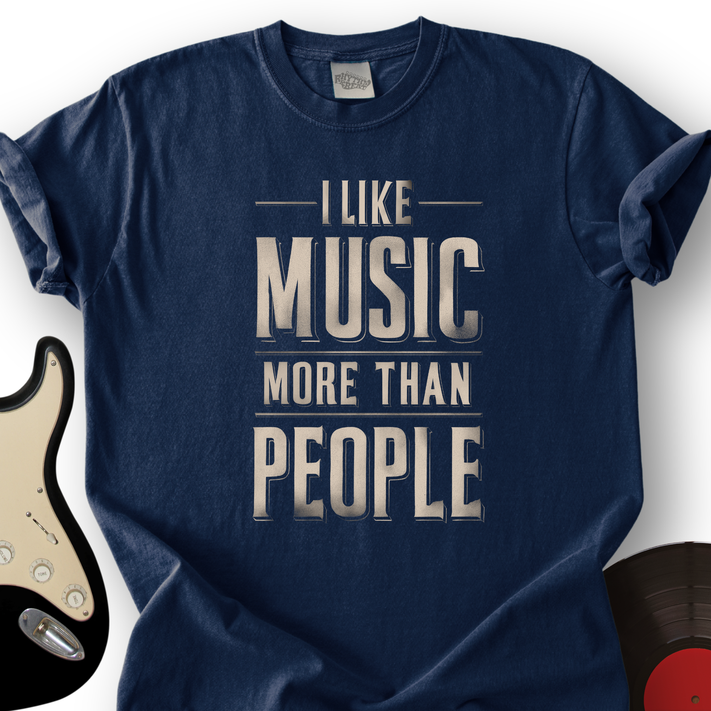 I Like Music More T-Shirt