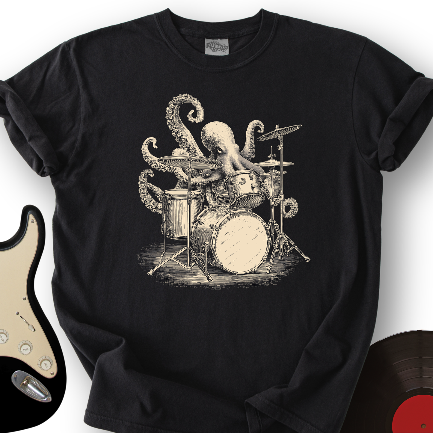Octopus Drummer T-Shirt