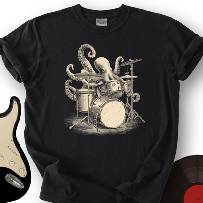 Octopus Drummer T-Shirt