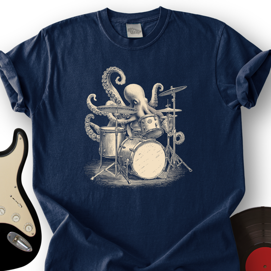 Octopus Drummer T-Shirt