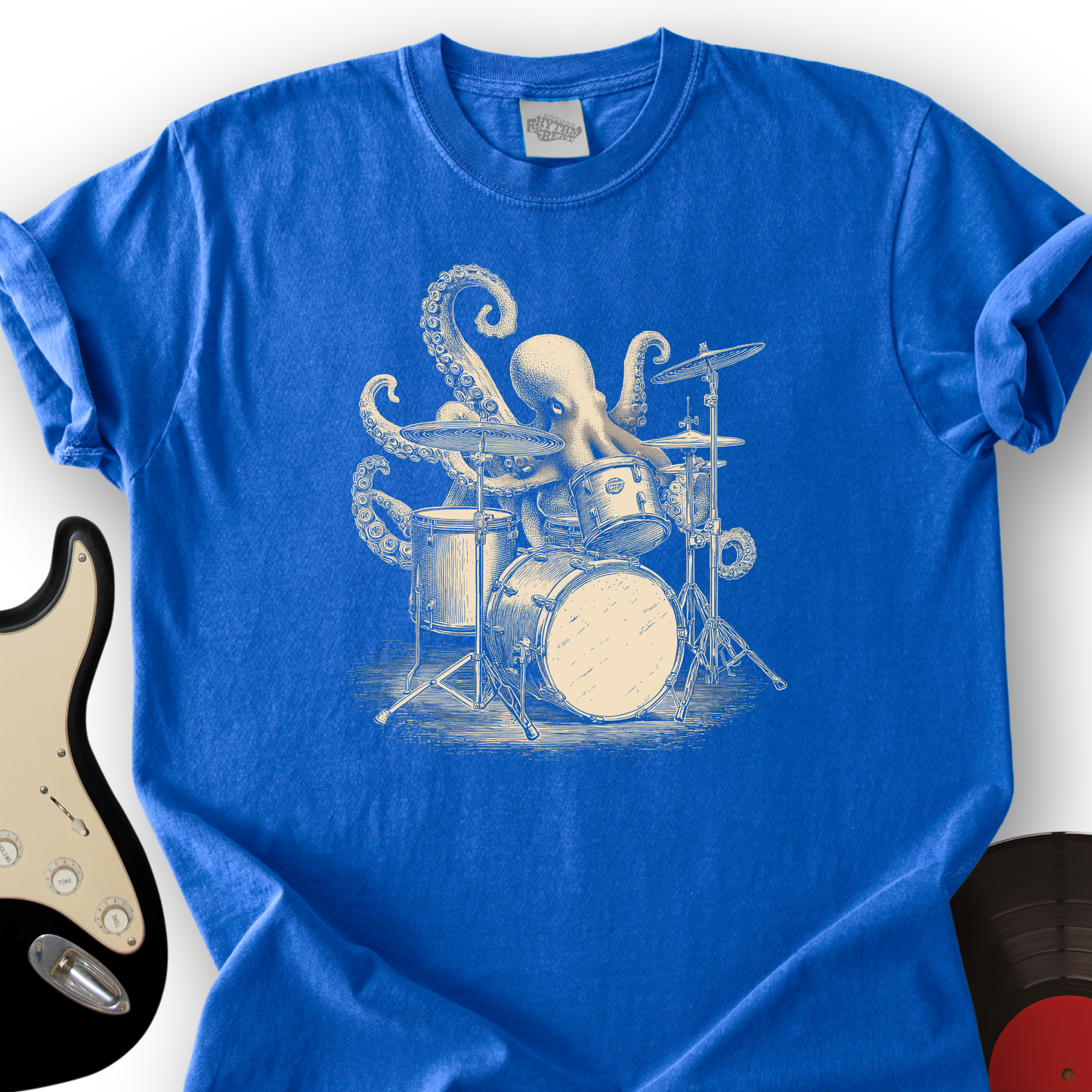 Octopus Drummer T-Shirt