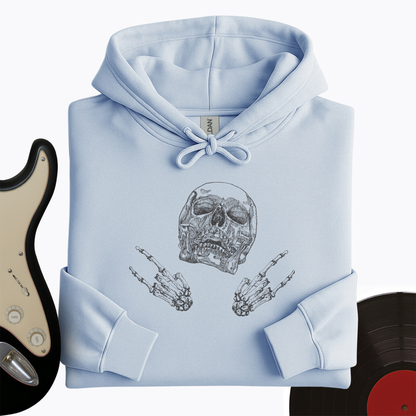 Skeleton Rock On Hoodie