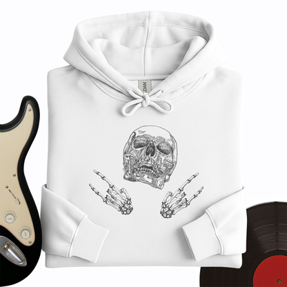Skeleton Rock On Hoodie