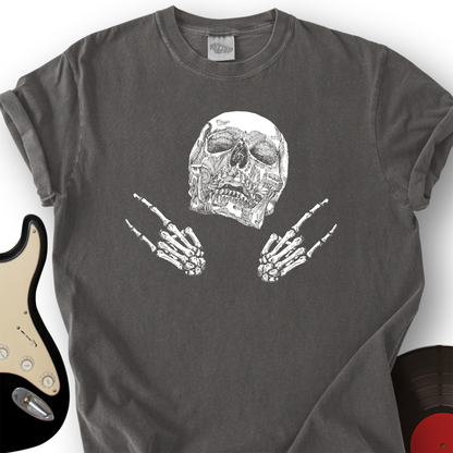 Skeleton Rock On T-Shirt