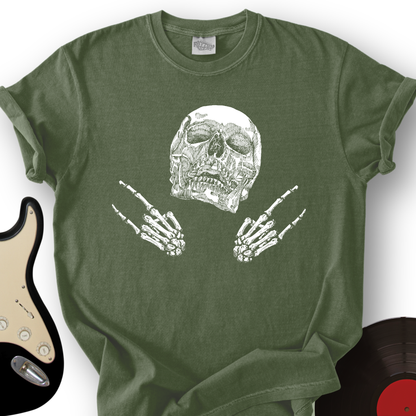 Skeleton Rock On T-Shirt