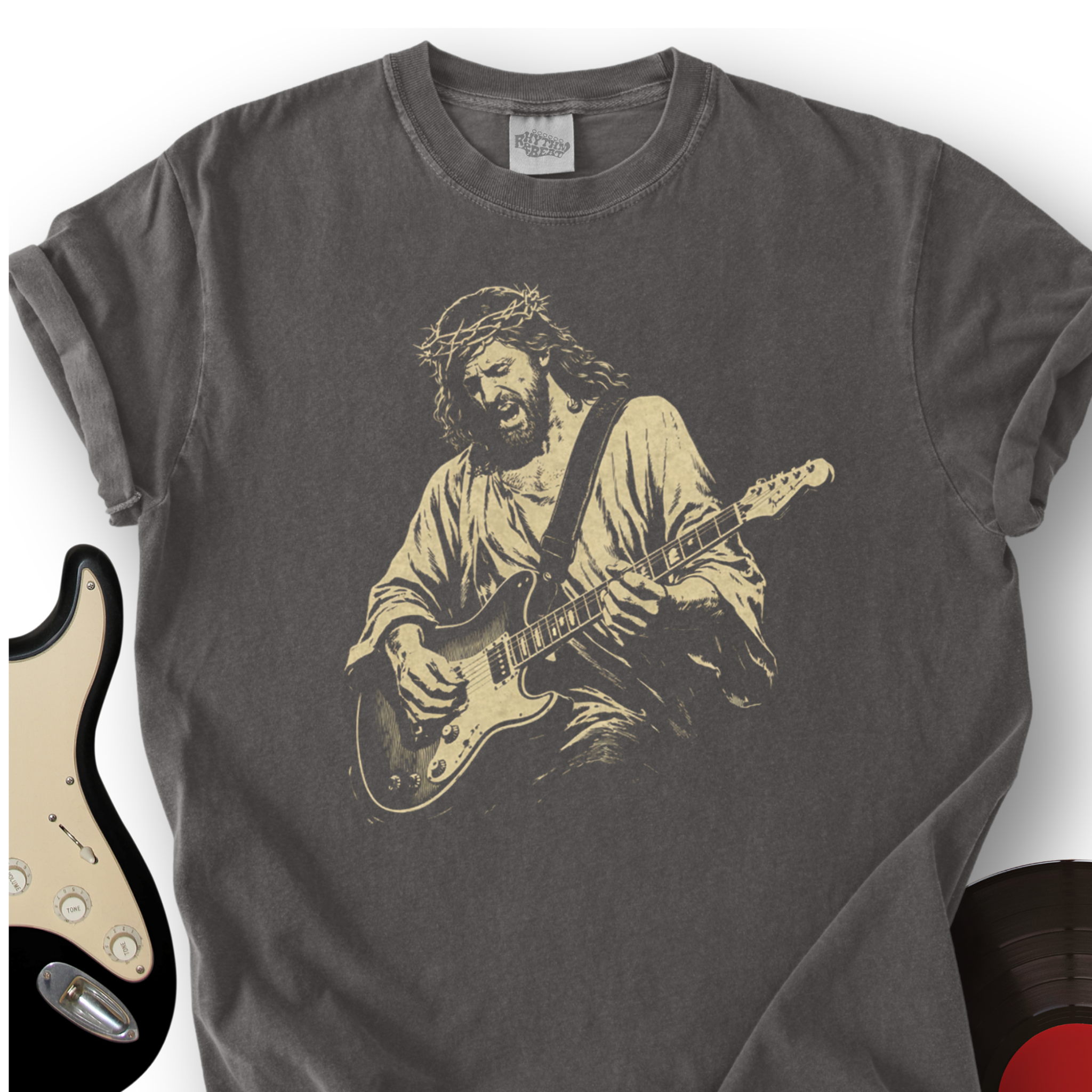 Jesus Rocks T-Shirt – Rhythm And Beat